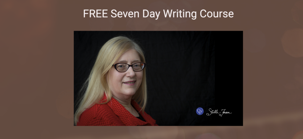 Header for Stella Fosse seven day free writing class
