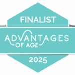 Advantages of Age Logo. Stella Fosse 2025 Finalist for "Rock On"