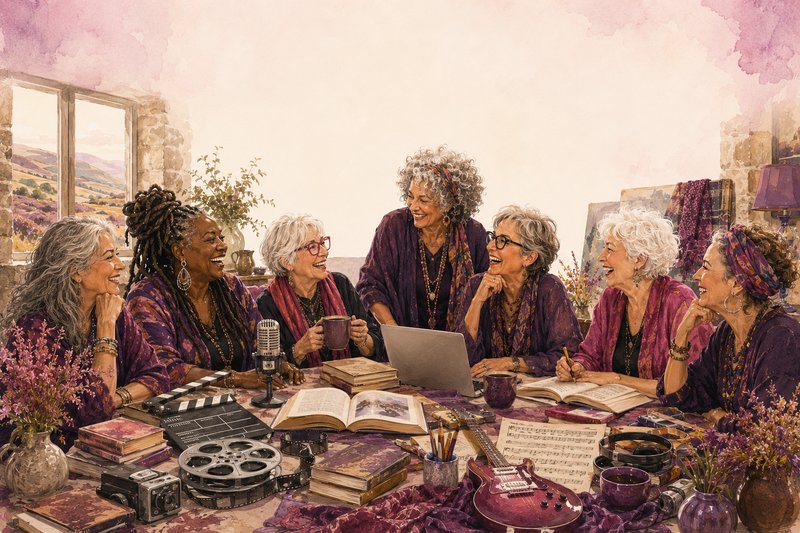 A Taste of the Banquet 1 TV shows about older women — CroneHub curates books, podcasts and series celebrating women after midlife